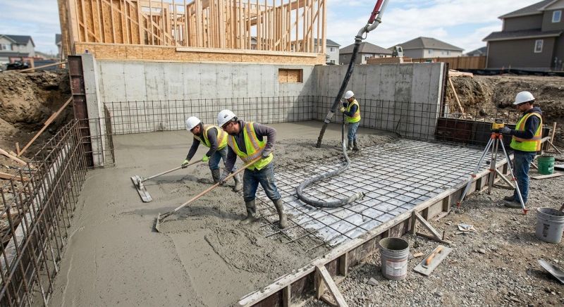 Basement Concrete Installation in Yorktown, VA