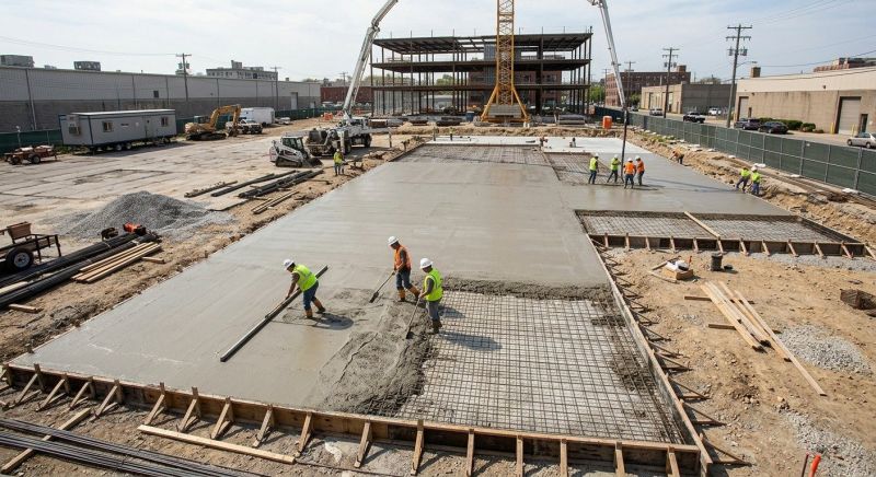 Commercial Slab Construction in Gloucester, VA