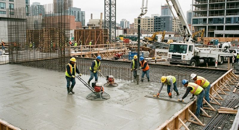 Commercial Slab Construction in Hampton, VA