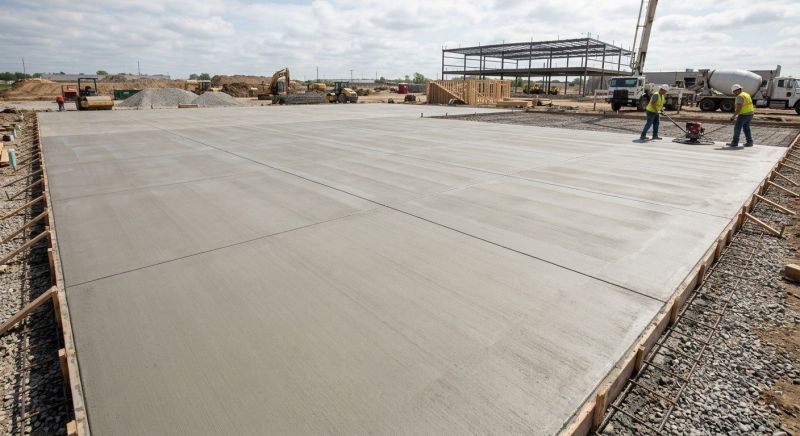 Commercial Slab Installation in Newport News, VA