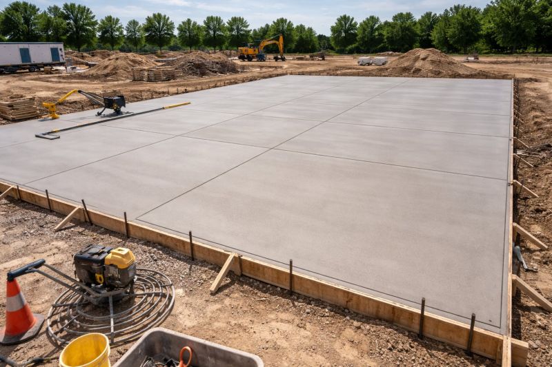 Commercial Slab Installation in Yorktown, VA