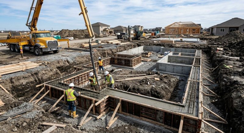 Concrete Foundation Installation in Gloucester, VA