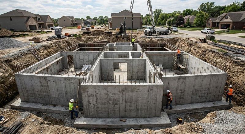 Concrete Foundation Installation in Poquoson, VA