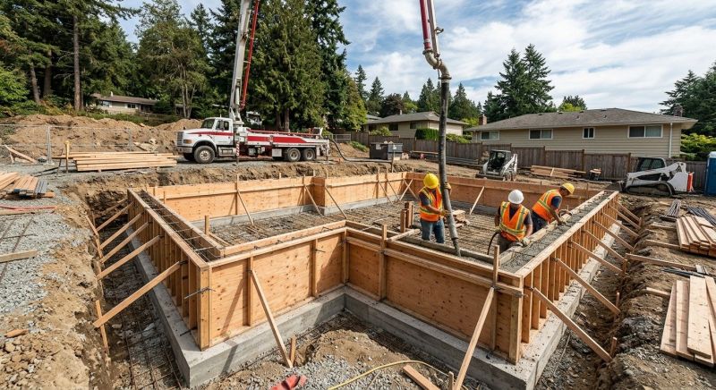 Concrete Foundation Installation in Portsmouth, VA
