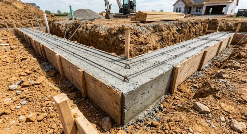 Foundation Footer Installation in Newport News, VA