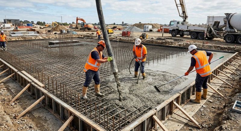 Foundation Wall Pouring in Mathews, VA