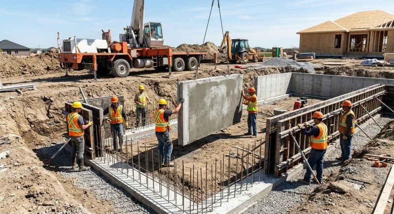 Foundation Wall Pouring in Poquoson, VA