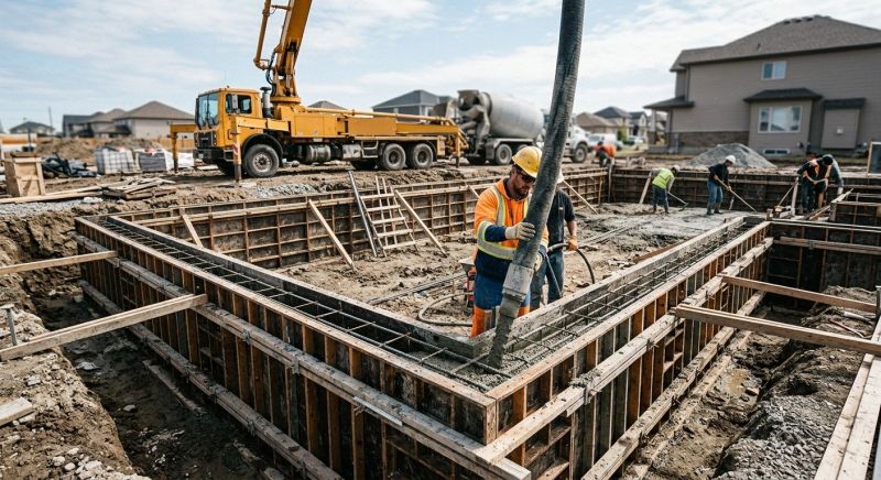 Foundation Wall Pouring in Surry, VA