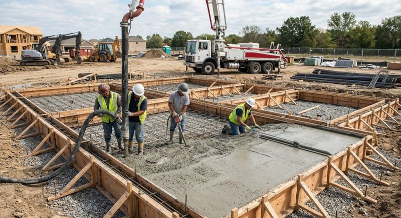 Foundation Wall Pouring in Yorktown, VA