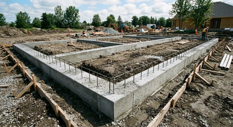 House Footing Construction in Newport News, VA
